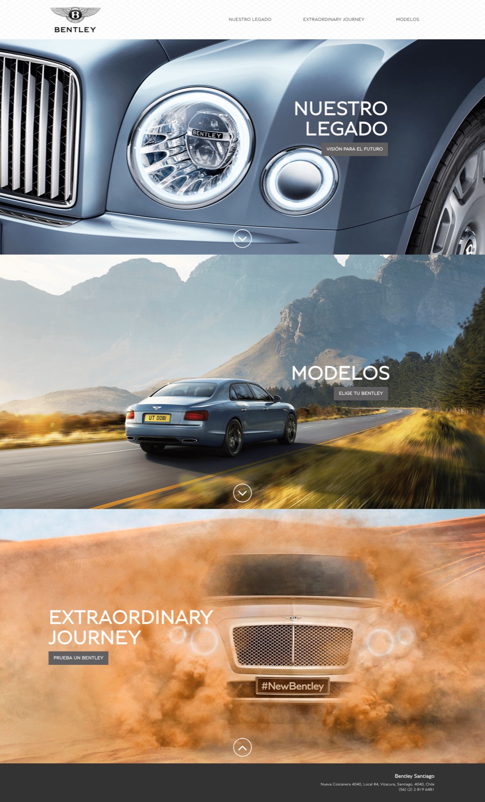 Marketing Website for Automotive Brand